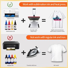A-SUB Sublimation Paper 8.5×11 120g 110 Sheets Inkjet Sublimation Heat Transfer