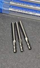 CID USA! 3/16 Shank Solid Carbide End Mill .155″ 4-Fl Corner Radius Machinist