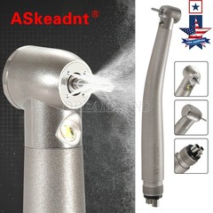 NSK Style Dental LED E-generator Fiber Optic 4 Spray Handpiece 4H Standard Head