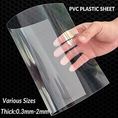 PVC Plastic Sheet Clear/Translucent 0.3mm – 2mm Thick Plastic Panel Cut to Size
