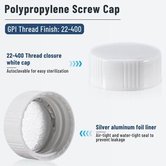 500Packs 20mL Scintillation Vial Borosilicate Glass Vial Liquid Counting Vial US