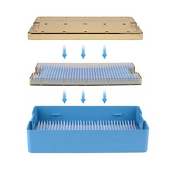 Dental Medical Autoclave Sterilization Tray Surgical Instrument Disinfection Box