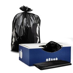 Plasticplace 20-30 Gallon Trash 1.2 Mil Garbage Can 30 X 36 125 Count T25121Bk