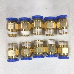 10 Male Straight Connector Tube OD 5/16″ (8mm) X NPT 1/4 PU Air Push In Fitting