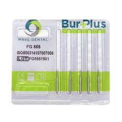 WAVE Dental Carbide Burs Straight Flat End Bur FG 56 57 555 557L Friction Grip