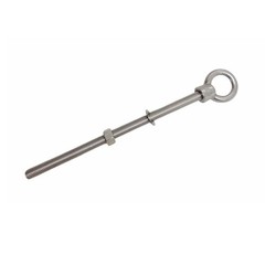 Marine Grade T316 Stainless Shoulder Eye Bolt 5/8″ x 12″, 3,200 lb WLL