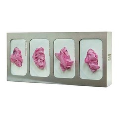 Bowman Dispensers Gs-124 Glove Dispenser, Stainless Steel, Holds (4) Boxes
