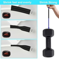 900 PCS Heat Shrink Tubing Kit Marine Grade Black Wire Wrap Assortment Electron