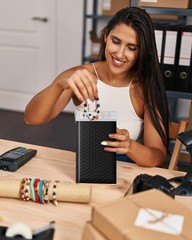 GSSUSA Black Bubble Mailers 4×8 Inches 50 Pack, Usable Size 50PC,
