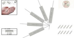 Compact 10PCS 10W 1 Ohm Ceramic Resistor – Reliable Electronics Component Kit