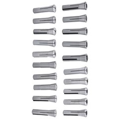 LABLT for 20 Pcs Set High Precison Metric R8 Collet Set 1mm to 20mm