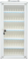 72 Slots Cell Phone Locker Box Cell Phone Lockers Storage Cabinet White