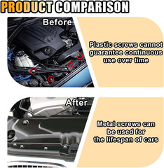 20PC M6 Fender Washer Bolt Kit Aluminum Alloy Anodized Car Engine Bay Dress Up