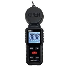 Digital Illuminance Light Meter Tester 200,000Lux (18,500FC) Luxmeter…