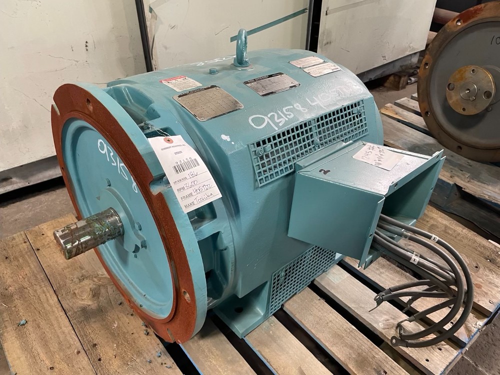 150 HP Toshiba AC Electric Motor 3600 RPM Fr 405TDZ DPBB 460 V EOK