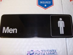 Door Signs 1/8 Thick Plastic Gloss Cole Visual Signs Choice Women Men Office USA