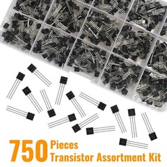 750 Pcs Transistor Kit A1015 C945 C1815 S8050 S8550 S9012 S9013 Size: 750 Pcs