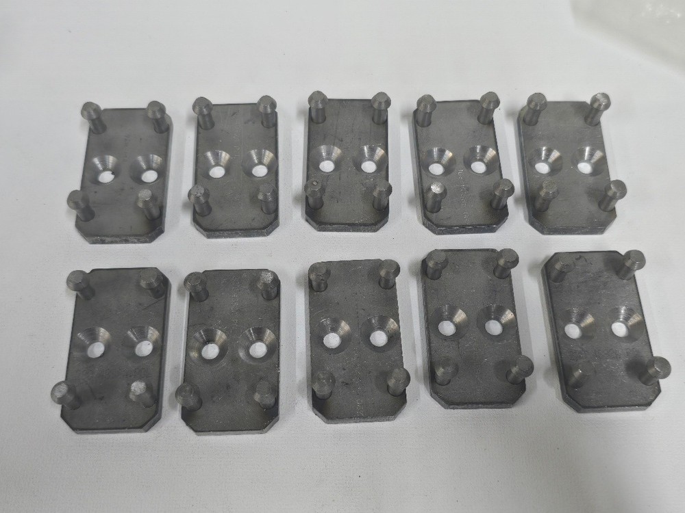 Lot of 10 Mount Gen2 Raw Steel Holster Mounting Plates MOLLE PALS 280 4892 POL