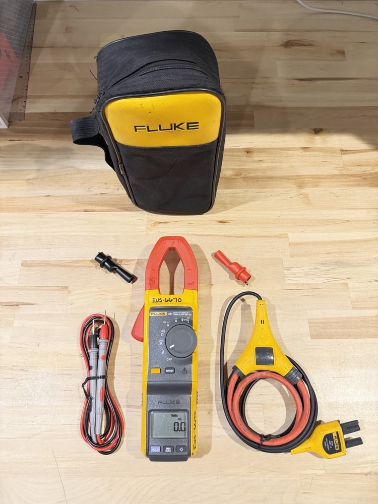 FLUKE 381 REMOTE DISPLAY TRUE RMS AC/DC CLAMP METER W / iFLEX (FREE SHIPPING)