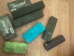 Dura-Block Assorted Aluminum Oxide Sanding Block Lot, Block Shape