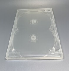 5 Top Quality Original Scanavo 14mm Double (2) DVD Case, Clear, DVD2/ONET.14MM