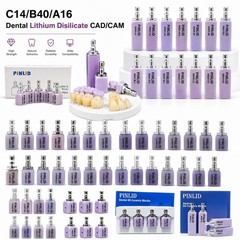 Dental Lithium Disilicate Blocks C14/B40/A16 Glass Ceramic Sirona Cerec LT/MT/HT