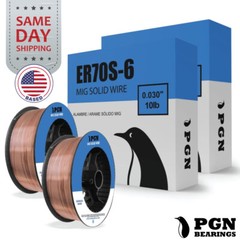 (2 x 10-Lb Spools) ER70S-6 .030″ (0.8 mm) Mild Steel MIG Welding Wire