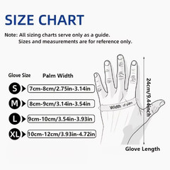 Nitrile Gloves – Disposable Food Safe Gloves for Kitchen, Cleaning, Hair Dye, De
