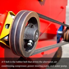 M-18 Drive V-Belt 18″ Pitch Girth Industrial Rubber JIS Standard 10mm