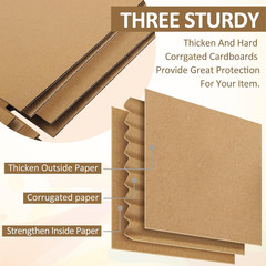 6X4X4-Small-Shipping-Boxes-30-Pack-Brown-Corrugated-Box-Mailers, Cardboard Boxes