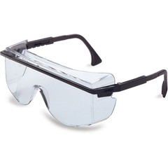 Honeywell Uvex S2500 Astropec OTG 3001 Safety Glasses, Clear Lens, Black Frame