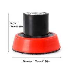 2 Inch Hook and Loop Backing Pads with 5/8-11 Thread for Angle G Style: 2-2pcs