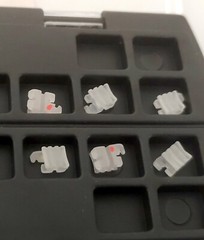 10 Packs Dental Ceramic Brackets 022 MBT 345 Hooks 20pcs per pack White Color