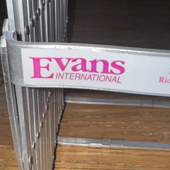 Vintage Evans Specialty Co. Aluminum Accordion Magazine File Holder Expandable