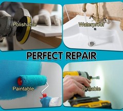 Epoxy Putty White 12oz/340g, 2-Part Fast Repair AB Clay, High-Strength Waterp…