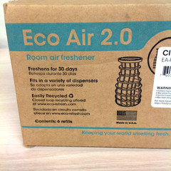 Fresh Products Eco Air 2.0 Room Air Freshener Refills Citrus Scent Box of 6 NEW