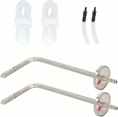 Static Pressure Probes Kit for Hvac,2Xstatic Tubes with Magnet, 2Xsilicone Soft
