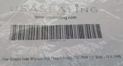 USA Sealing ZUSASSR-F-12 Foam Strip With High Temp Adhesive 1/8″ X 1″ W X 9 FT