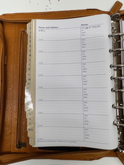 Franklin Covey Planner Tan Leather Zip Planner Heritage Travelware 756643 Zipper