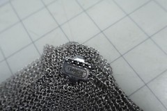 Franklin Size M Stainless Steel Chain Mail Protective Glove 5-Finger Reversible
