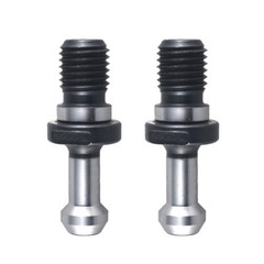 2pcs High Quality BT40 Pull Stud Retention Knob CNC Milling M16 45 Degrees