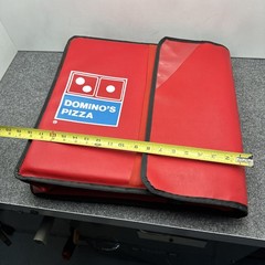 VTG 1990’s Hot Domino’s Pizza Insulated Food Delivery Bag Delivery Car Carrier