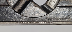 The L S Starrett Co. ATHOL MASS. Protractor Head Starrett No. 490