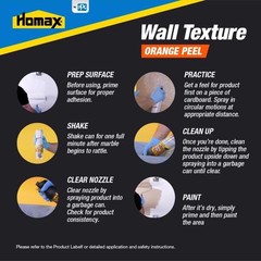 Homax White Water-Based Orange Peel Spray Texture 20 Oz. (Pack Of 6)