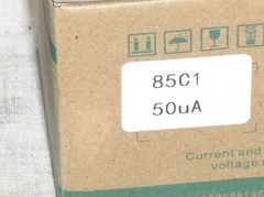 BRAND NEW 50 UA 50uA DC MICRO AMP CURRENT AMP A AMMETER ANALOG PANEL METER USA