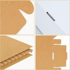 Vinyl Record Mailer Corrugated Shipping Box 12.5×12.5x2inch White Adjustable …