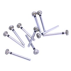 10pcs/pk Dental FG Diamond Burs WR-13S Circular Wheel For High Speed Handpiece