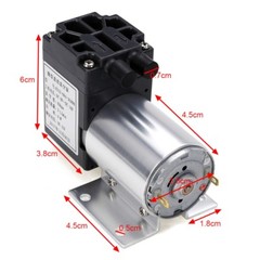 DC12V Mini Vacuum Pump Negative Pressure Suction Pump 5L/min 65kpa With Holder