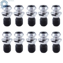 10Pcs CAT40 45°.740″Coolant Pull Stud Retention Knob for Mazak Fadal HURCO Okuma