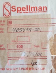 Spellman Anode Power Module 405352-001 REV D3(Philips Brilliance CT)W/paper wrk